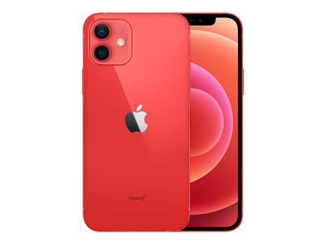 Apple iPhone 12 - (PRODUCT) RED - rød - 5G smartphone - 256 GB - CDMA / GSM (MGJJ3FS/A)