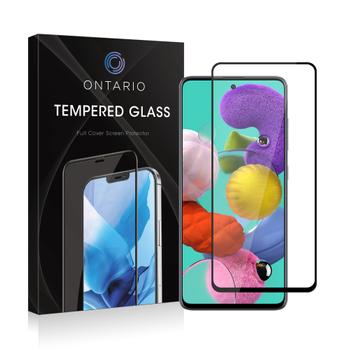 Ontario skjermbeskytter Samsung Galaxy A51 Svart, herdet glass