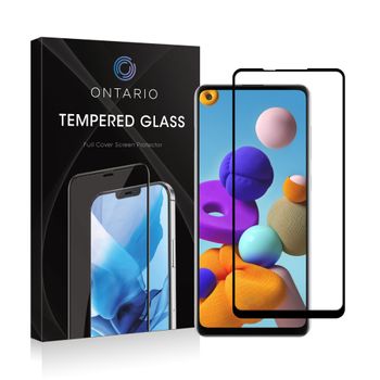Ontario skjermbeskytter Samsung Galaxy A21s Svart, herdet glass