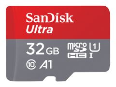 SanDisk Ultra - flashminnekort - 32 GB - microSDHC UHS-I