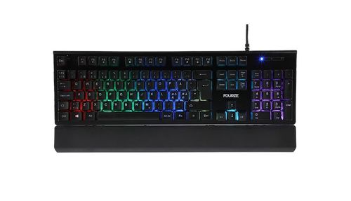 Fourze GK100 Gaming Keyboard, semi-mechanical