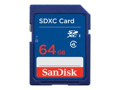 SanDisk flashminnekort - 64 GB - SDXC