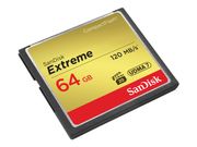 SanDisk Extreme - Flashminnekort - 64 GB - 567x - CompactFlash (SDCFXSB-064G-G46)