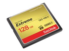 SanDisk Extreme - flashminnekort - 128 GB - CompactFlash