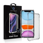 Ontario baksidedeksel for iPhone 11 PC+TPU, gjennomsiktig
