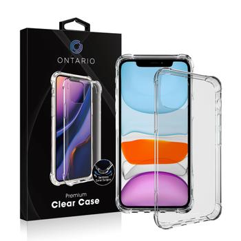 Ontario baksidedeksel for iPhone 11 PC+TPU, gjennomsiktig (ONTET-IP11)