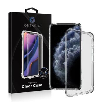 Ontario baksidedeksel for iPhone 11 Pro - PC+TPU, gjennomsiktig (ONTET-IP11P)