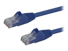 StarTech 100ft CAT6 Ethernet Cable, 10 Gigabit Snagless RJ45 650MHz 100W PoE Patch Cord, CAT 6 10GbE UTP Network Cable w/Strain Relief, Blue, Fluke Tested/Wiring is UL Certified/TIA - Category 6 - 24AWG (N6PAT