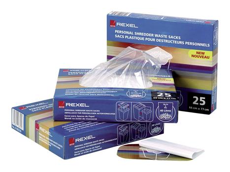 REXEL Shredder Waste Sack - avfallspose (40060)