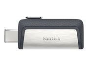 SanDisk Ultra Dual - USB-flashstasjon - 64 GB - USB 3.1 / USB-C (SDDDC2-064G-G46)