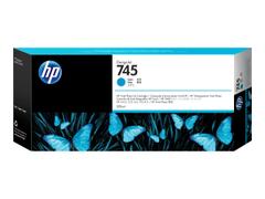 HP 745 - høykapasitets - cyan - original - DesignJet - blekkpatron