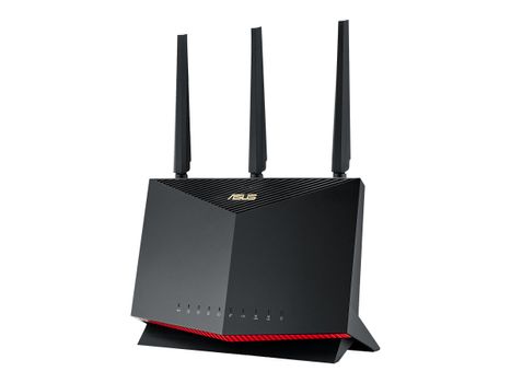 ASUS RT-AX86U - Wi-Fi 6-ruter - 802.11ax (90IG05F1-MO3G10)