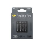 GP ReCyko Pro Oppladbare AAA-Batterier 4-pk 800mAh, NiMH (201221)