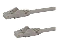 StarTech 3m CAT6 Ethernet Cable, 10 Gigabit Snagless RJ45 650MHz 100W PoE Patch Cord, CAT 6 10GbE UTP Network Cable w/Strain Relief, Grey, Fluke Tested/Wiring is UL Certified/TIA - Category 6 - 24AWG (N6PATC3M