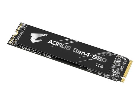 Gigabyte AORUS 1TB PCIe 4.0 NVMe Gen4 SSD, M.2 2280 (w/o copper heatsink) (GP-AG41TB)