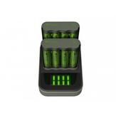 GP ReCyko hurtigladestasjon m/8x AA-batterier 2600mAh NiMH oppladbare (202243)
