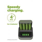 GP ReCyko hurtigladestasjon m/8x AA-batterier 2600mAh NiMH oppladbare (202243)