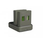 GP ReCyko hurtigladestasjon m/8x AA-batterier 2600mAh NiMH oppladbare (202243)