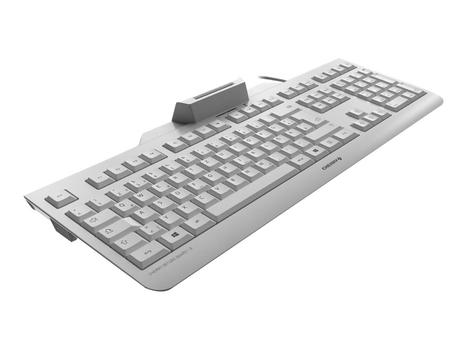 Cherry SECURE BOARD 1.0 - tastatur - med NFC - Tysk - hvit/grå (JK-A0400DE-0)
