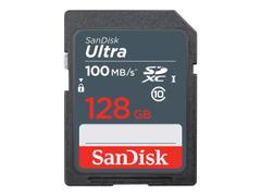 SanDisk Ultra - flashminnekort - 128 GB - SDXC UHS-I