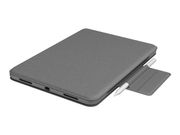 Logitech Folio Touch - tastatur og folioveske - med styrepute - Pan Nordic - Oxford-grå - til 10.9" iPad Air (4. generasjon) (920-009966)