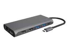 ICY BOX IB-DK4050-CPD - dokkingstasjon - USB-C - 2 x HDMI, DP