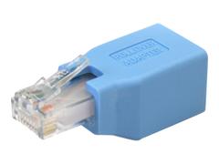 StarTech Cisco Console Rollover Adapter for RJ45 Ethernet Cable - Nettverkadapterkabel - RJ-45 (hann) til RJ-45 (hunn) - blå