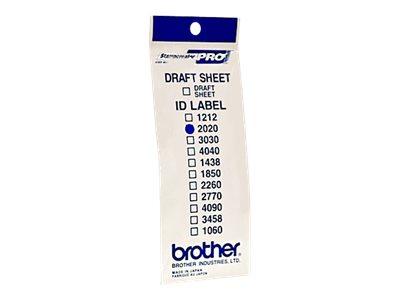 Brother ID2020 - stempel-ID-etiketter - 12 etikett(er) - 20 x 20 mm (ID2020)