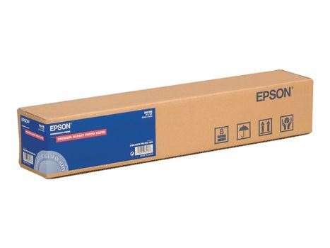 Epson Premium Semigloss Photo Paper - Halvblank - Rull (40,6 cm x 30,5 m) - 251 g/m² - fotopapir - for Stylus Pro 4900 Spectro_M1; SureColor P5000, P800, SC-P10000,  P20000, P5000, P6000, P8000 (C13S041743)