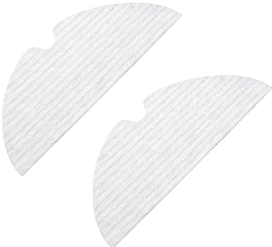 Xiaomi ekstra mopper til robotstøvsuger Dreame L10 Pro, F9 og Mi 1C, 2-pk, hvit (RMP0)