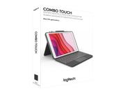 Logitech Combo Touch - tastatur og folioveske - med styrepute - QWERTZ - Tysk - grafitt (920-009624)