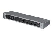 StarTech Triple-Monitor 4K USB-C Dock with 5x USB 3.0 Ports - 100W PD - dokkingstasjon - HDMI, DP (DK30CH2DEPUE)