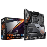 Gigabyte Z490 AORUS ULTRA, ATX LGA1200, Wi-Fi 6, 2.5GbE LAN, 4x DDR4, 3x M.2, 2x PCIe 3.0 x16, 6x SATA3, 4x USB3.1 (2x Type-C), 4x USB3.0