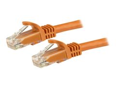 StarTech 1m CAT6 Ethernet Cable, 10 Gigabit Snagless RJ45 650MHz 100W PoE Patch Cord, CAT 6 10GbE UTP Network Cable w/Strain Relief, Orange, Fluke Tested/Wiring is UL Certified/TIA - Category 6 - 24AWG (N6PATC