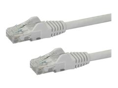 StarTech 10m CAT6 Ethernet Cable, 10 Gigabit Snagless RJ45 650MHz 100W PoE Patch Cord, CAT 6 10GbE UTP Network Cable w/Strain Relief, White, Fluke Tested/Wiring is UL Certified/TIA - Category 6 - 24AWG (N6PATC