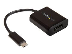 StarTech USB C to DisplayPort Adapter 4K 60Hz, USB Type-C to DP 1.4 Monitor Video Converter (DP Alt Mode), Thunderbolt 3 Compatible, Limited Stock, see similar item CDP2DP14B - DisplayPort-adapter - USB-C til 
