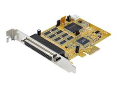 StarTech 8-Port PCI Express RS232 Serial Adapter Card, PCIe RS232 Serial Card, 16C1050 UART, Multiport Serial DB9 Controller/Expansion Card, 15kV ESD Protection, Windows & Linux - Up to 921.6 Kbps Baud - serie