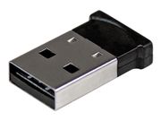 StarTech Bluetooth Adapter - Mini Bluetooth 4.0 USB Adapter - 50m/165ft Wireless Bluetooth Dongle - Smart Ready LE+EDR (USBBT1EDR4) - Nettverksadapter - USB - Bluetooth 4.0 EDR - Klasse 1 - svart (USBBT1EDR4)