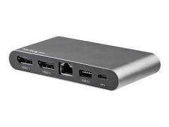 StarTech USB C Multiport Adapter - Dual 4K DP - Windows - 2xA - PD - Dokkingstasjon - USB-C - 2 x DP - GigE - for P/N: ARMBARDUO, ARMBARDUOV, ARMDUAL, ARMDUAL30, ARMDUALV, ARMSLIMDUO