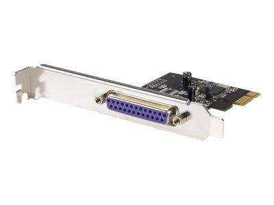 StarTech 1 Port PCI Express Dual Profile Parallel Adapter Card - SPP/ EPP/ ECP - Parallelladapter - PCIe - IEEE 1284 (PEX1P)