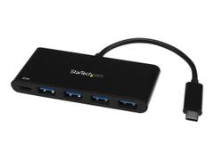 StarTech 4 Port USB C Hub with 4 USB Type-A Ports (USB 3.0 SuperSpeed 5Gbps), 60W Power Delivery Passthrough Charging, USB 3.1 Gen 1/USB 3.2 Gen 1 Laptop Hub Adapter, MacBook, Dell - Windows/macOS/Linux (HB30C