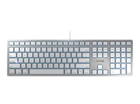 Cherry KC 6000 SLIM FOR MAC - tastatur - USA - sølv (JK-1610US-1)