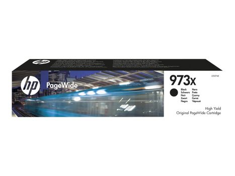HP 973X - Høy ytelse - svart - original - PageWide - blekkpatron - for PageWide Managed MFP P57750, P55250; PageWide Pro 452, 477