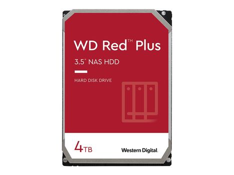 WD Red Plus NAS 4TB HDD WD40EFZX - harddisk - 4 TB - SATA 6Gb/s