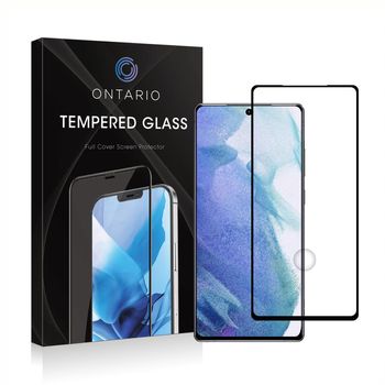 Ontario skjermbeskytter Samsung Galaxy S21+ Svart, herdet glass (ONTGL-SGS21P)