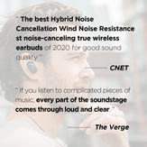 1MORE EHD9001TA - True wireless-hodetelefoner,  THX-sertifisert AAC, aptX, Bluetooth 5 (EHD9001TA)