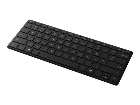 Microsoft Designer Compact - tastatur - QWERTZ - Tysk - matt svart