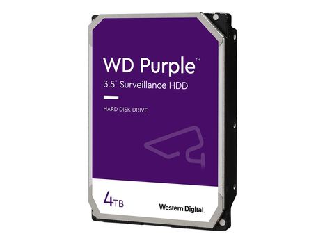 WD Purple Surveillance Hard Drive WD40PURZ - harddisk - 4 TB - SATA 6Gb/s (WD40PURZ)