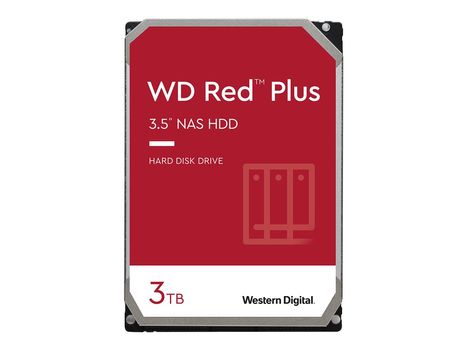 WD Red NAS Hard Drive WD30EFRX - Harddisk - 3 TB - intern - 3.5" - SATA 6Gb/s - buffer: 64 MB - for My Cloud EX2; EX4 (WD30EFRX)