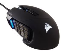 Corsair Gaming Scimitar RGB Elite - mus - USB - svart